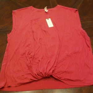Anthropologie Tiny Red Top